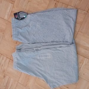 Jersey pull on pants pluma and fruit on the loom elastic waist and legs,…